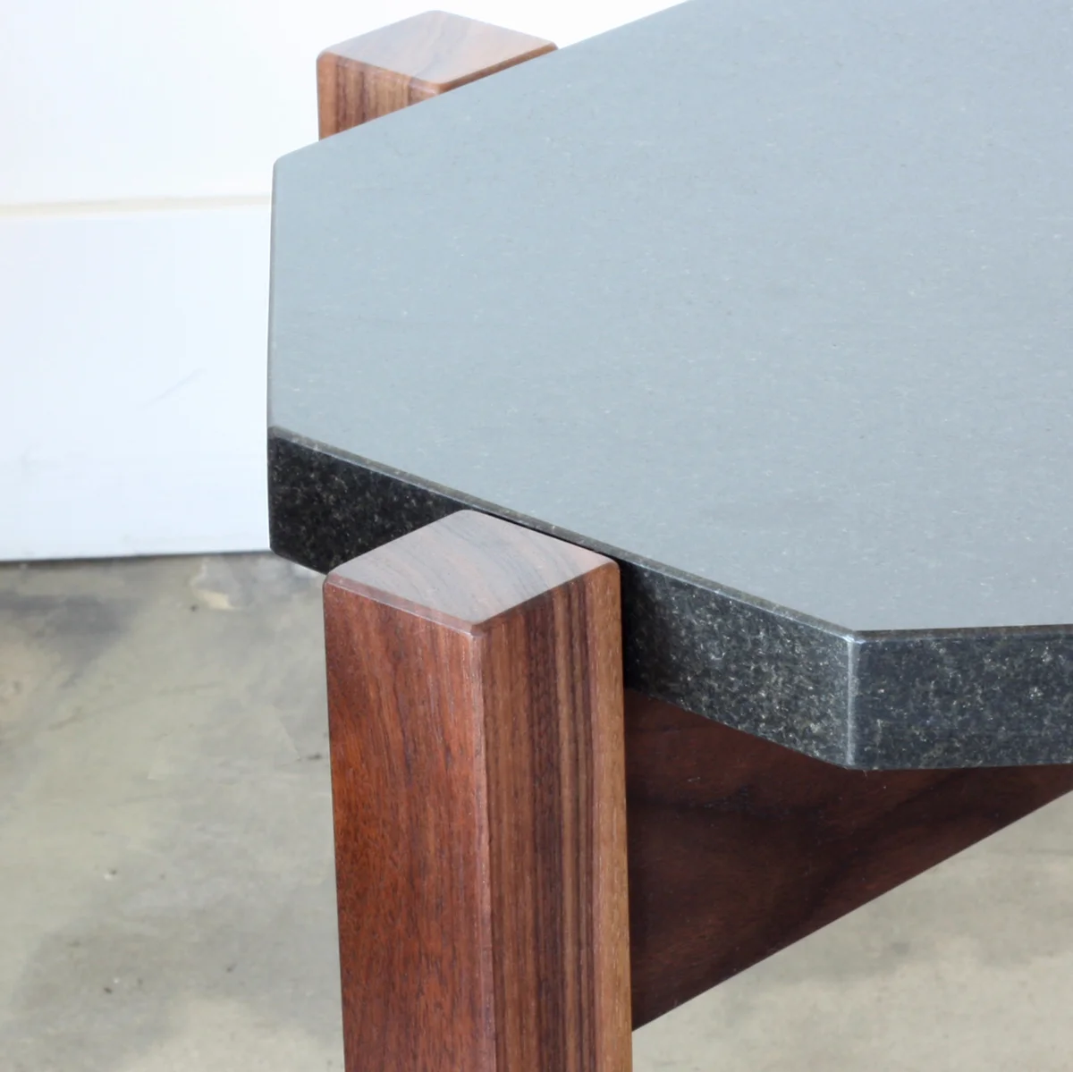Octagon side table — Elliott Marks Furniture Maker
